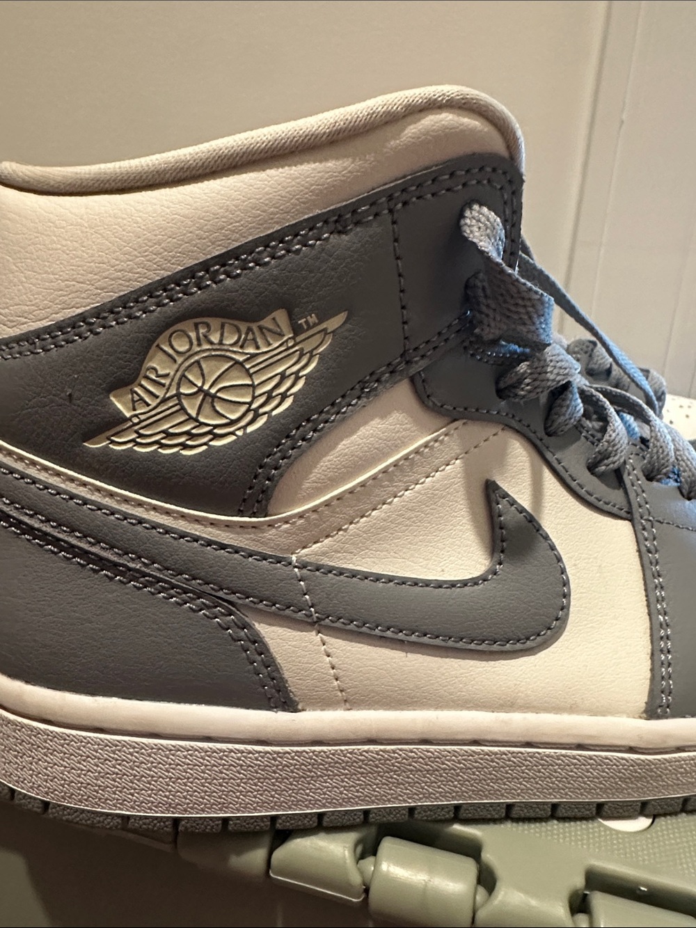 Nike Air Jordan High Top Sneakers in Grey and White Size 8 😍 Mint Condition 😍